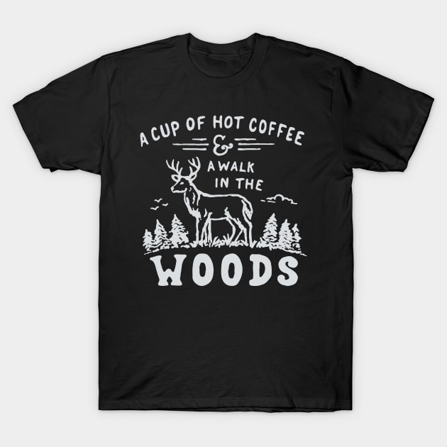 A Walk in the Woods - Hiking T-Shirt by AbundanceSeed